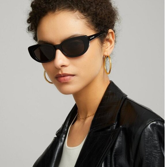 Saint Laurent SL316 BETTY 001 Cat Eye Sunglasses - Black/Grey main image 7